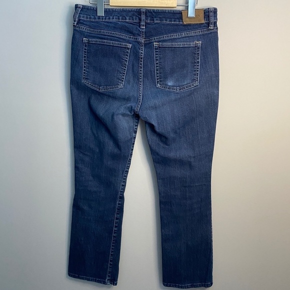 Lauren Ralph Lauren Women's High-Rise Blue Jeans Dark Wash Denim Size 8 Casual - Picture 5 of 14